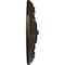 Ekena Millwork Flower Spiral Ceiling Medallion (Fits Canopies up to 2"), 12 1/4"OD x 2 1/4"P, Stone Hearth Crackle CM12FLSHC - alternate 2